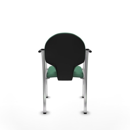 Reception Chair Hellín Piqueras y Crespo 220PTCRB456 Emerald Green 2
