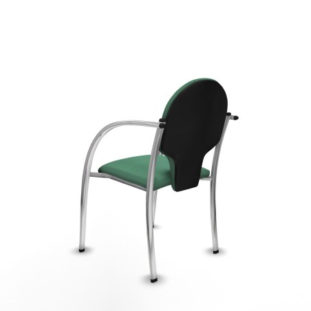 Reception Chair Hellín Piqueras y Crespo 220PTCRB456 Emerald Green 2