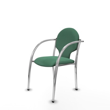Reception Chair Hellín Piqueras y Crespo 220PTCRB456 Emerald Green 2