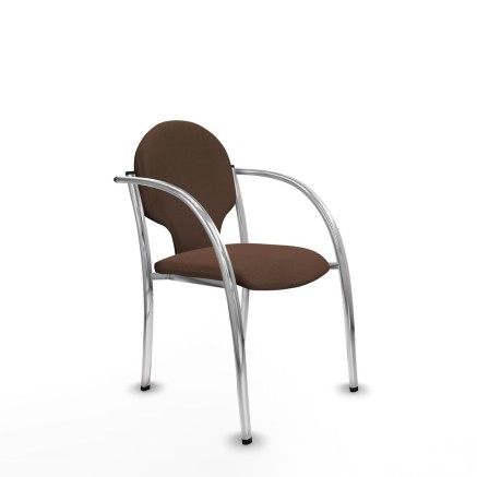Chaise de Réception Hellín Piqueras y Crespo 220PTCRB463 Brun foncé