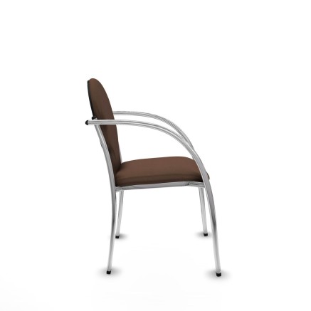 Chaise de Réception Hellín Piqueras y Crespo 220PTCRB463 Brun foncé 2