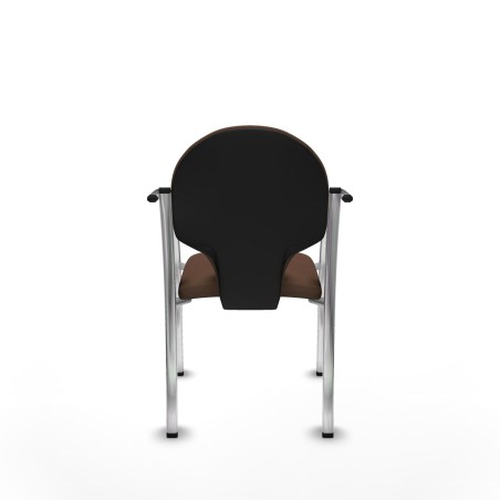 Chaise de Réception Hellín Piqueras y Crespo 220PTCRB463 Brun foncé