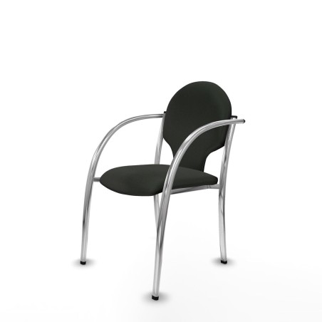 Sedia per Reception Hellín Piqueras y Crespo 220PTCRB840 Nero 2 Unit