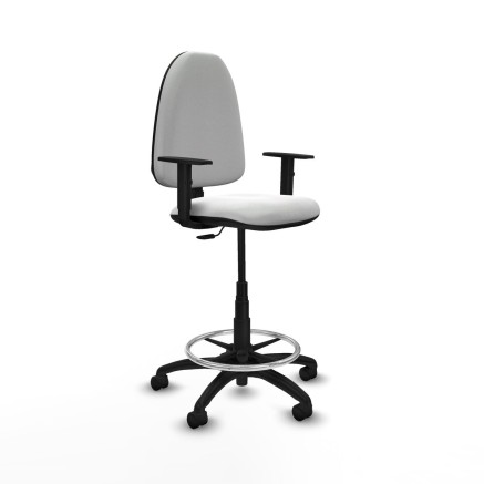 Sedia da Ufficio Piqueras y Crespo B1D01RN Bianco Alta