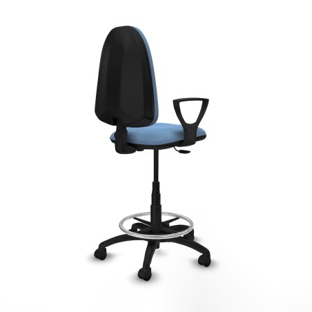 Chaise de Bureau Piqueras y Crespo BFN01RN Bleu ciel Grande