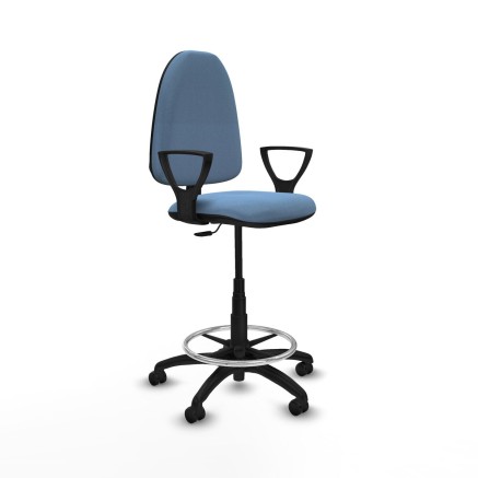 Chaise de Bureau Piqueras y Crespo BFN01RP Bleu ciel Grande