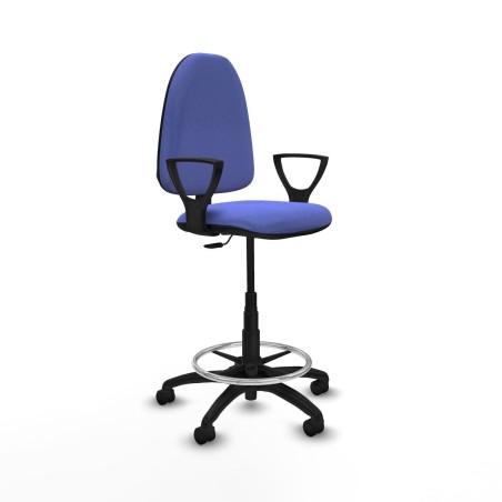 Bürostuhl Piqueras y Crespo BFN01RN Hellblau Lang