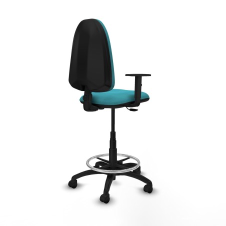 Chaise de Bureau Piqueras y Crespo B1D01RN Turquoise Grande