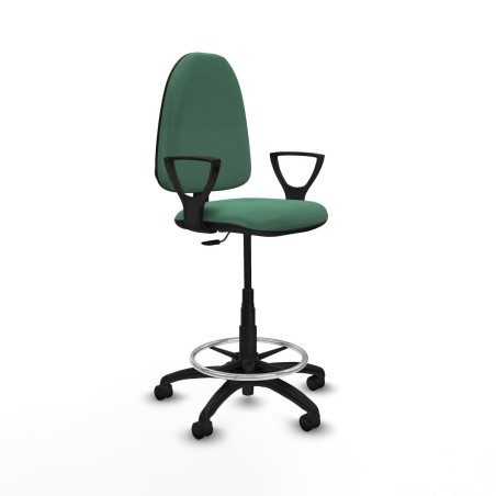 Chaise de Bureau Piqueras y Crespo BFN01RN Vert émeraude Grande