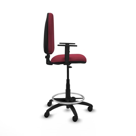 Office Chair Piqueras y Crespo B1D01RN Maroon High 2