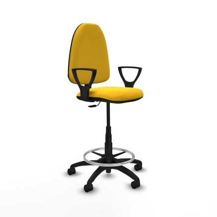 Sedia da Ufficio Piqueras y Crespo BFN01RN Giallo Alta