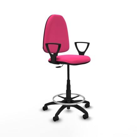 Sedia da Ufficio Piqueras y Crespo BFN01RN Rosa Alta