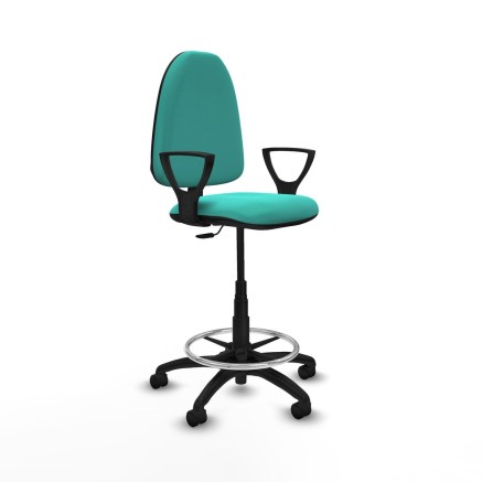 Chaise de Bureau Piqueras y Crespo BFN01RN Turquoise Grande
