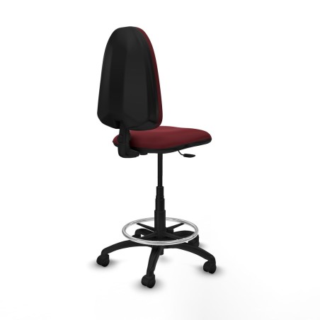 Sedia da Ufficio Piqueras y Crespo B0001RN Rosso Granato Alta
