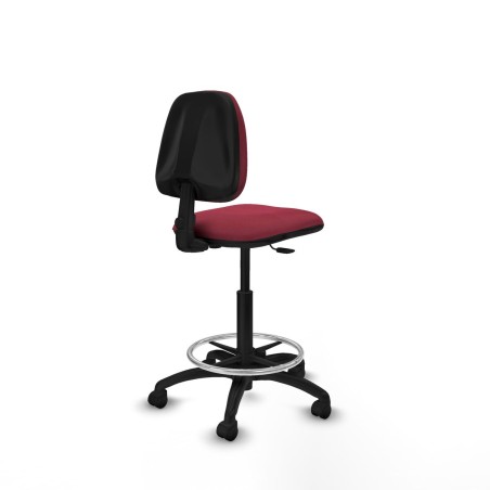 Sedia da Ufficio Piqueras y Crespo B0001RN Rosso Granato Alta