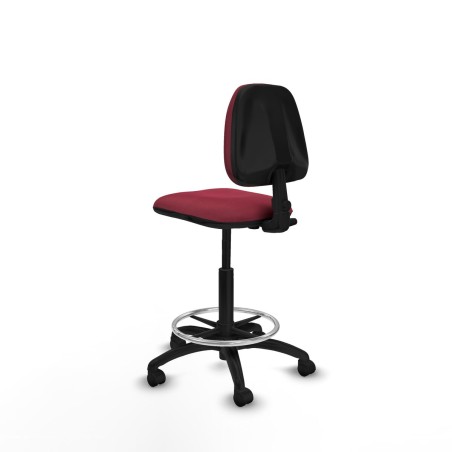 Sedia da Ufficio Piqueras y Crespo B0001RN Rosso Granato Alta