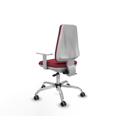 Sedia da Ufficio Piqueras y Crespo B5B056G Rosso Granato