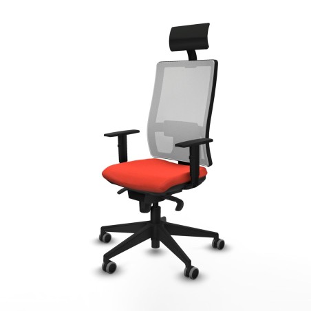 Silla de Oficina Piqueras y Crespo 1D066G1 Naranja Oscuro