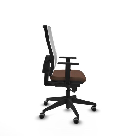 Chaise de Bureau Piqueras y Crespo 1D066G0 Brun foncé 2