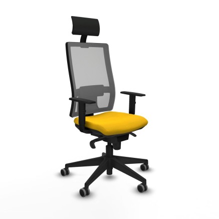 Sedia da Ufficio Horna Piqueras y Crespo 1D066G1 Giallo