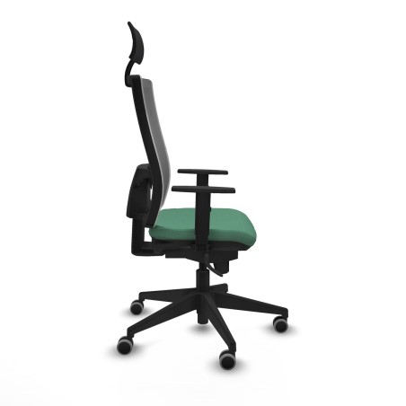 Chaise de Bureau avec Appui-tête Piqueras y Crespo 1D066G1 Vert émer