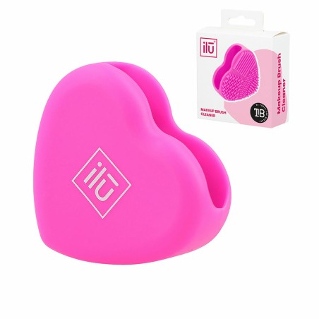 Pulisci Pennelli da Trucco Ilū Brush Cleaner Cuore Silicone (1 Unità