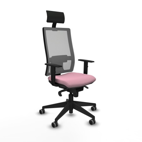 Chaise de Bureau avec Appui-tête Piqueras y Crespo 1D066G1 Rose