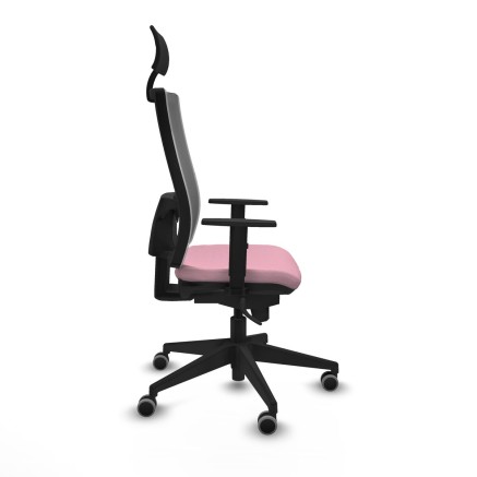 Sedia Ufficio con Poggiatesta Piqueras y Crespo 1D066G1 Rosa 2