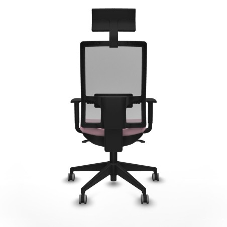 Silla de Oficina con Cabecero Piqueras y Crespo 1D066G1 Rosa