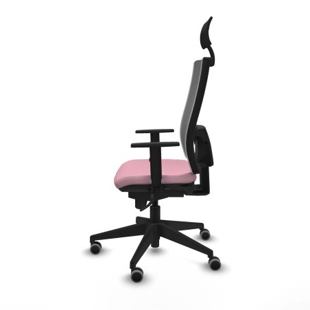 Silla de Oficina con Cabecero Piqueras y Crespo 1D066G1 Rosa
