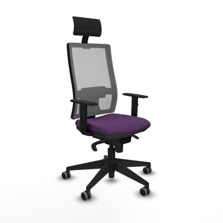 Bürostuhl mit Kopfstütze Piqueras y Crespo 1D066G1 Lila