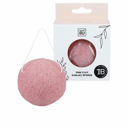 Spugna Viso Esfoliante Ilū Konjac Argilla rosa (1 Unità)