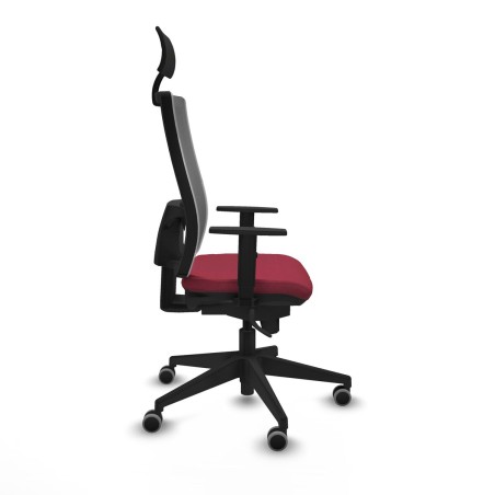 Bürostuhl mit Kopfstütze Piqueras y Crespo 1D066G1 Granatrot
