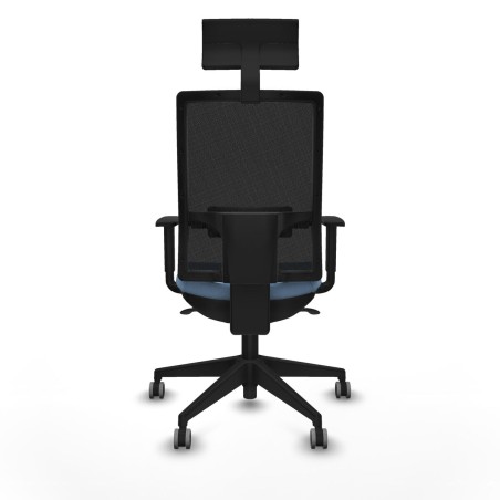 Office Chair with Headrest Piqueras y Crespo 1D066G1 Sky blue