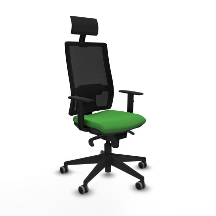 Bürostuhl mit Kopfstütze Piqueras y Crespo 1D066G1 grün