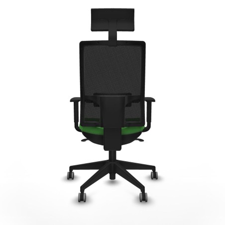 Office Chair with Headrest Piqueras y Crespo 1D066G1 Green