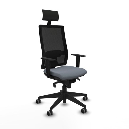 Bürostuhl mit Kopfstütze Piqueras y Crespo 1D066G1 Grau