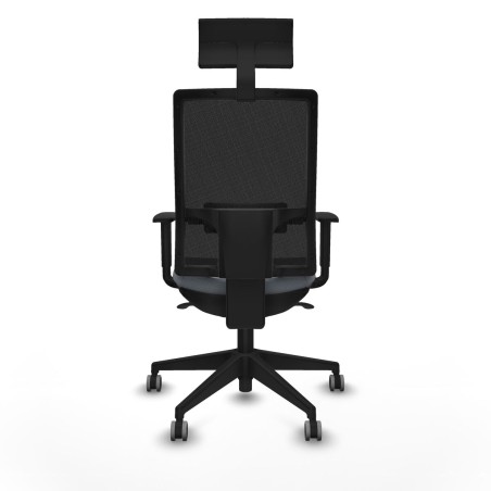 Chaise de Bureau avec Appui-tête Piqueras y Crespo 1D066G1 Gris