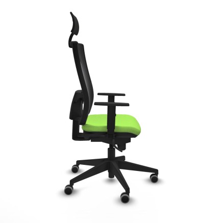 Office Chair with Headrest Piqueras y Crespo 1D066G1 Pistachio 2