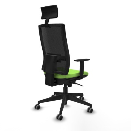 Silla de Oficina con Cabecero Piqueras y Crespo 1D066G1 Pistacho