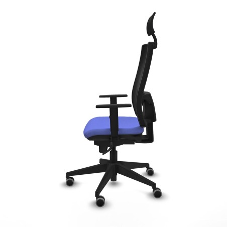 Silla de Oficina con Cabecero Piqueras y Crespo 1D066G1 Azul claro