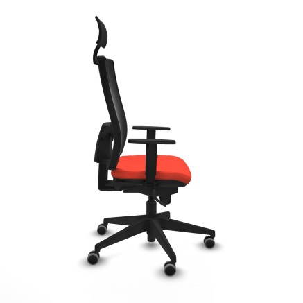 Bürostuhl mit Kopfstütze Piqueras y Crespo 1D066G1 Dunkelorange 2