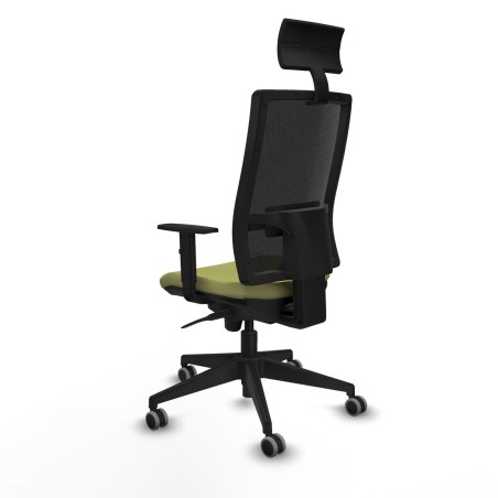 Chaise de Bureau avec Appui-tête Piqueras y Crespo 1D066G1 Vert