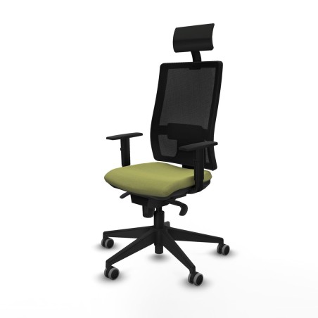 Chaise de Bureau avec Appui-tête Piqueras y Crespo 1D066G1 Vert