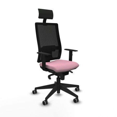 Chaise de Bureau avec Appui-tête Piqueras y Crespo 1D066G1 Rose