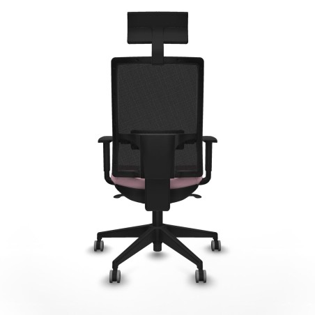Sedia Ufficio con Poggiatesta Piqueras y Crespo 1D066G1 Rosa