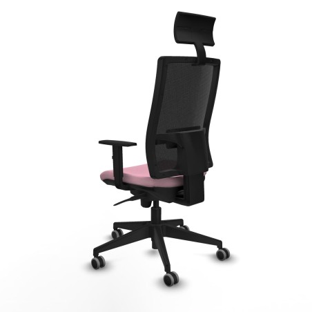Sedia Ufficio con Poggiatesta Piqueras y Crespo 1D066G1 Rosa