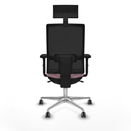Sedia Ufficio con Poggiatesta Piqueras y Crespo 2D086G1 Rosa