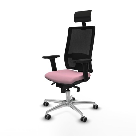 Sedia Ufficio con Poggiatesta Piqueras y Crespo 2D086G1 Rosa
