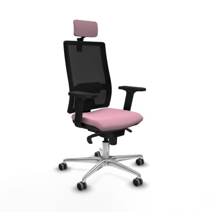Bürostuhl mit Kopfstütze Piqueras y Crespo 2D086G2 Rosa